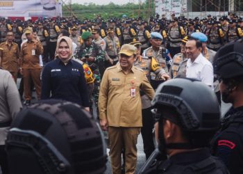 Sekdaprov Hadiri Apel Pergeseran Pengamanan Pilkada Serentak 2024