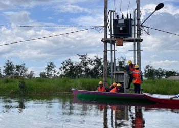 PLN Amankan Infrastruktur Kelistrikan Saat Banjir di Murung Raya dan Muara Teweh