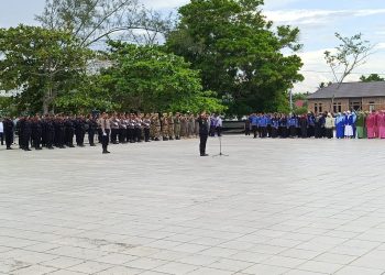 Upacara Hari Pahlawan Digelar di Area TMP Mattone Pagatan