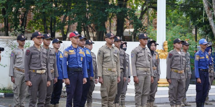 139 Anggota Satpol PP dan Damkar Ikuti Latihan Kesamaptaan