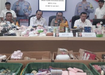 Polresta Banjarmasin Gagalkan Peredaran Ribuan Kosmetik dan Obat Ilegal