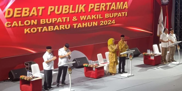 KPU Gelar Debat Publik Pertama Paslon Bupati dan Wakil Bupati Kotabaru
