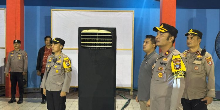 147 Personel Gabungan Amankan Debat Publik Perdana Paslon Bupati dan Wakil Bupati Kotabaru