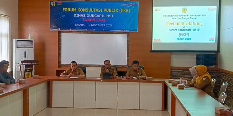 Disdukcapil Gelar Forum Konsultasi Publik dan Hasil Survei Kepuasan Masyarakat