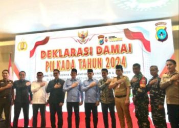 Polda Kalsel Gelar Deklarasi Pilkada Damai di Tanah Bumbu