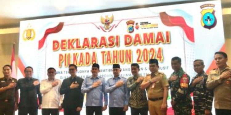 Polda Kalsel Gelar Deklarasi Pilkada Damai di Tanah Bumbu