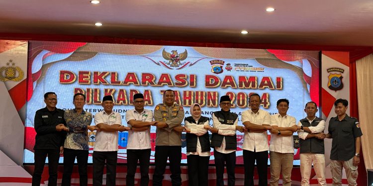 Deklarasi Damai Sukseskan Pilkada Serentak Tahun 2024