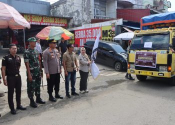 Distribusi Logistik Pemilu ke TPS, Ketua KPU HST Apresiasi Dukungan TNI-Polri
