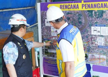 Ibnu Sina Tinjau Program NUFReP Sungai Veteran dan Pembangunan Jembatan CUSA