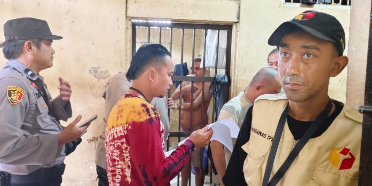 Tiga Tahanan Polsek Banjarmasin Tengah Ikut Nyoblos