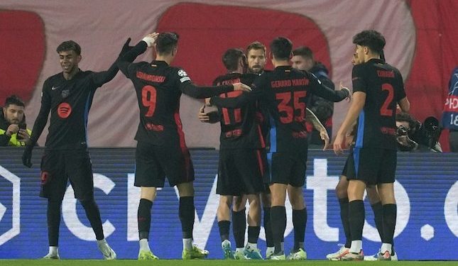 Red Star Vs Barcelona di Liga Champions: Lewandowski dkk Menang 5-2