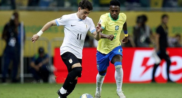 Brasil Vs Uruguay di kualifikasi Piala Dunia: Selesai 1-1