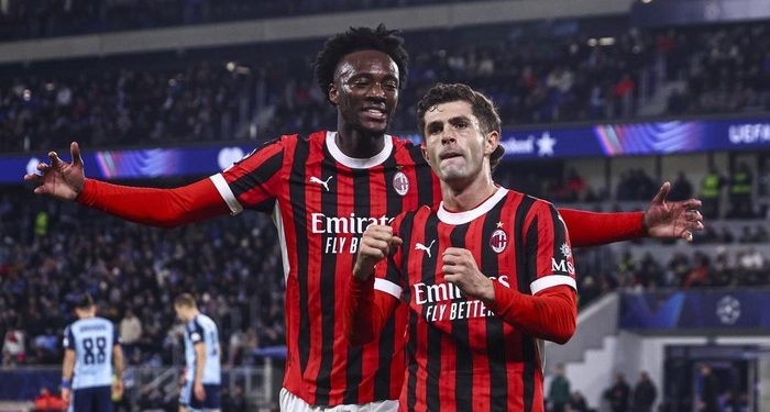 Slovan Bratislava Vs AC Milan : Rossoneri Menang Tipis 3-2