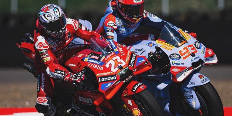 Enea Bastianini Tuding Dorna Sports Untungkan Marc Marquez di Seri Terakhir MotoGP 2024