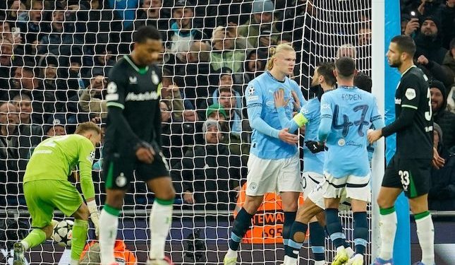 Manchester City vs Feyenoord di Liga Champions: Skor 3-3