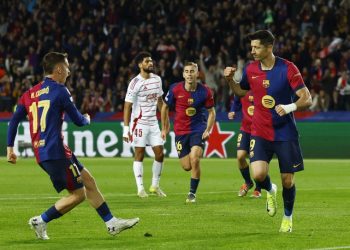 Barcelona vs Brest di Liga Champions: 2 Gol Lewandowski Antar Barca Menang 3-0