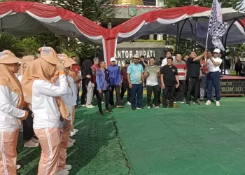 HUT Ke-53 Korpri, Zairullah Lepas Gerak Jalan Santai