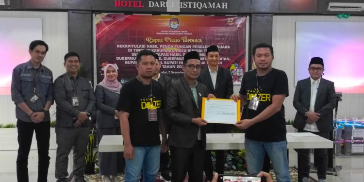 Berikut Hasil Lengkap Rekapitulasi Suara Pilkada 2024 di Kabupaten HST