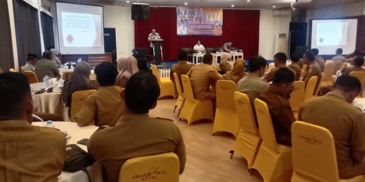 Waspada Cuaca Ekstrem, BPBD Kotabaru Gelar Bimtek Penanggulangan Pasca Bencana