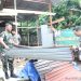 Kodim HST Bedah Rumah Petani di Desa Banua Kepayang