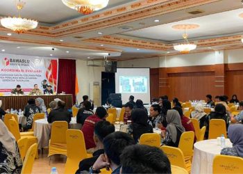 Bawaslu Kotabaru Gelar Rakor Evaluasi Pengawasan dan Pencegahan Tahapan Pilkada