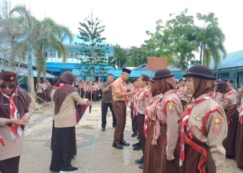Dandim Lantik Pramuka Penggalang VII, Bangkitkan Semangat Generasi Muda