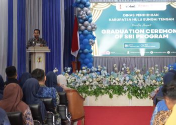Disdik HST Gelar Seremonial Kelulusan Program Sekolah Berbahasa Inggris