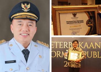 Komitmen dalam Keterbukaan Informasi, Pemprov Kalsel Raih Kategori “Informatif”