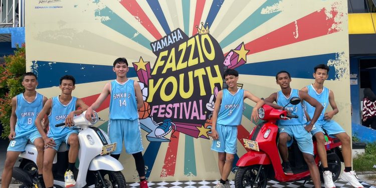 Tim Basket SMKN 5 Banjarmasin Optimistis Raih yang Terbaik di Big Bang Yamaha Fazzio Youth Festival 2024