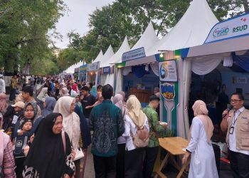 Stan RS H Damanhuri Penuh Pengunjung, Ada Cek Kesehatan Gratis dan Layanan Dokter Spesialis