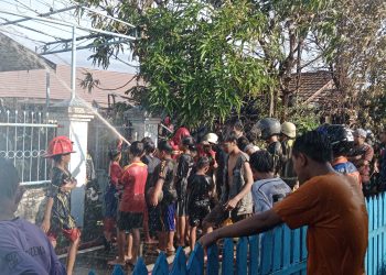 Kebakaran di Jalan Wildan Banjarmasin Telan Satu Korban Jiwa