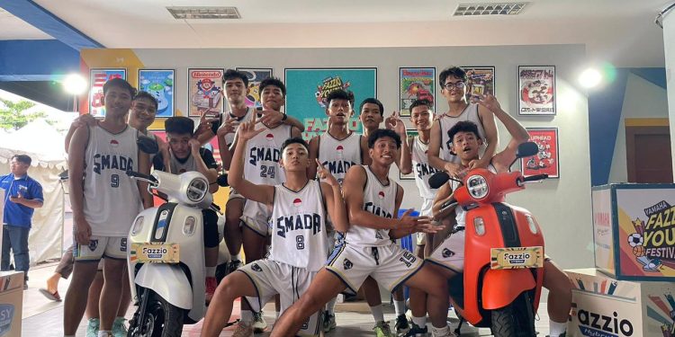 Tim Basket SMAN 2 Banjarmasin Juara III Big Bang Yamaha Fazzio Youth Festival 2024