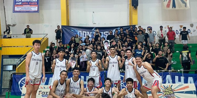 Kalahkan SMAN 7, Tim Basket SMA Frater Don Bosco Juara Big Bang Yamaha Fazzio Youth Festival 2024