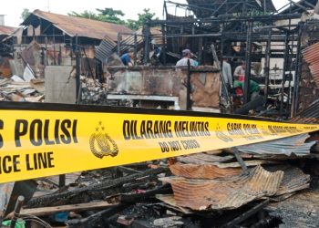 Puluhan Rumah di Gang Nurdin Banjarmasin Barat Ludes Terbakar