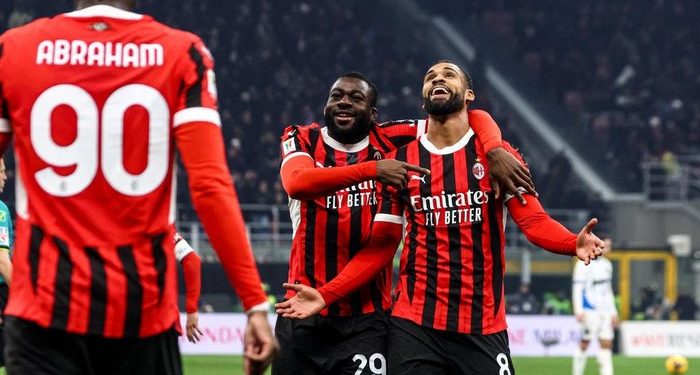 AC Milan Vs Sassuolo: Pesta 6 Gol, Rossoneri ke 8 Besar Coppa Italia