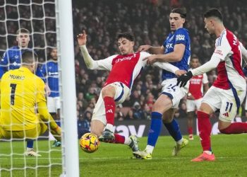 Hasil Liga Inggris: Laga Ketat, Arsenal Sikat Ipswich Town