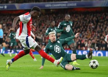 Arsenal Vs AS Monaco: Saka Brace, The Gunners Pesta 3-0