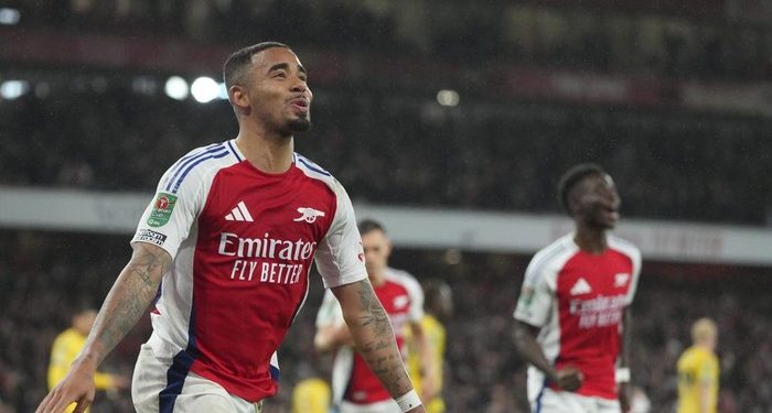 Arsenal Vs Crystal Palace: Jesus Hat-trick, Meriam London Menang 3-2