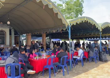 Jemaah Haul Ke-20 Guru Sekumpul Padati Posko Sungai Loban