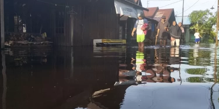 Banjir di Martapura Barat Rendam 1.370 Rumah, Ketinggian Air Capai 50 Cm