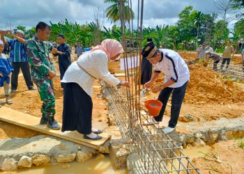 Masjid Miftahurrahmah Barikin Mulai Dibangun