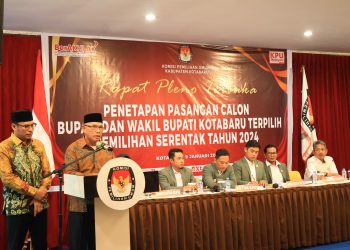 Tok! KPU Tetapkan Muhammad Rusli-Syairi Mukhlis Sebagai Bupati dan Wakil Bupati Kotabaru Terpilih