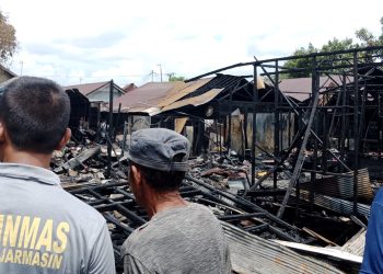 Kebakaran di Alalak Selatan, 7 Rumah Ludes Terbakar