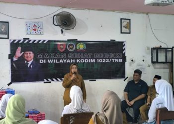 Program Makan Bergizi Gratis di Tanbu Dimulai, Tahap Awal 2.000 Porsi