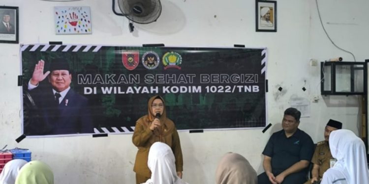 Program Makan Bergizi Gratis di Tanbu Dimulai, Tahap Awal 2.000 Porsi
