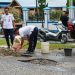 Dishub Barsel Perbaiki Jalan Berlubang di Kawasan Perkantoran