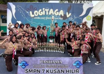 SMP Negeri Kusan Hilir Raih Juara Umum Logitaga V Tahun 2025