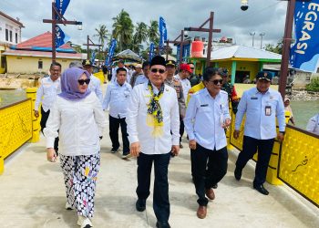 Sayed Jafar Resmikan Dermaga Pulau Laut Kepulauan