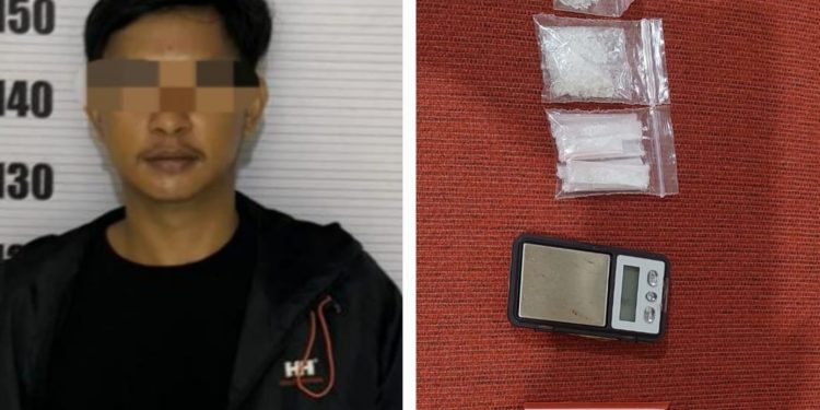 Warga Banjarmasin Barat Diamankan Beserta 9 Paket Sabu