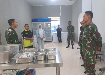 Kotabaru Siap Laksanakan Program MBG, Dandim Tinjau Kesiapan Dapur Umum